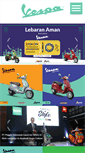 Mobile Screenshot of id.vespa.com